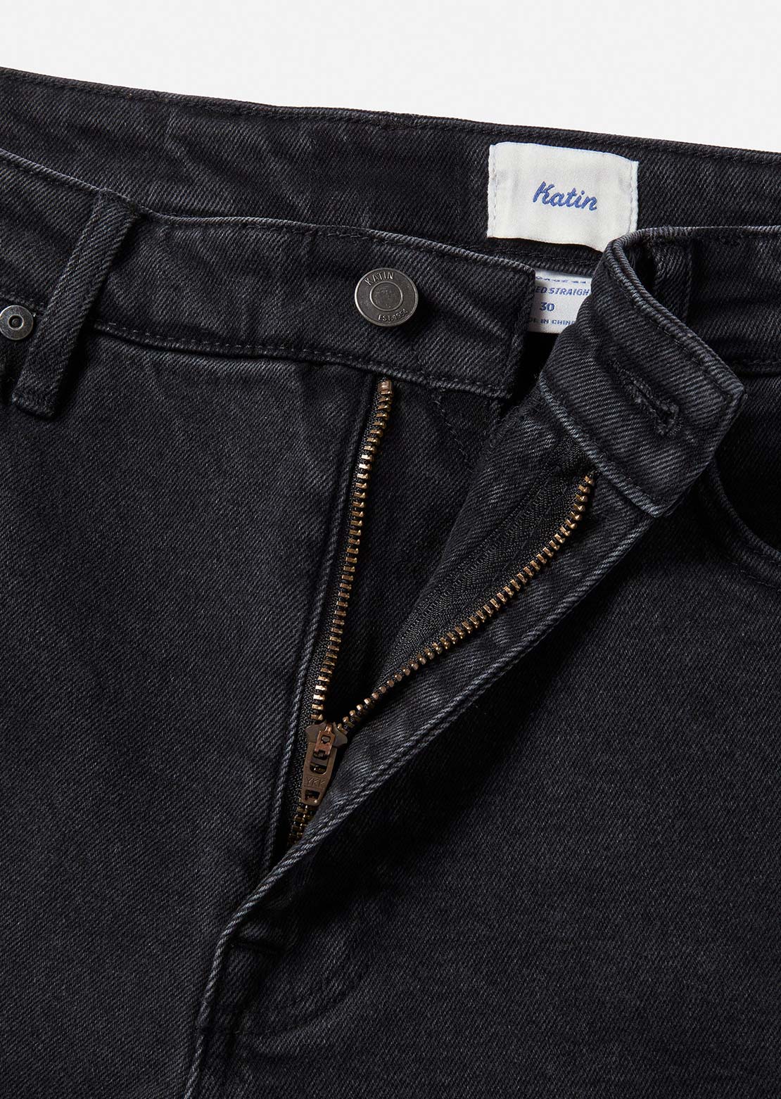 Katin Men's George 64 Relaxed Pants Washed Black