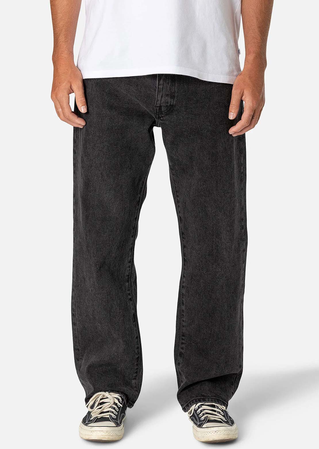 Katin Men's George 64 Relaxed Pants Washed Black
