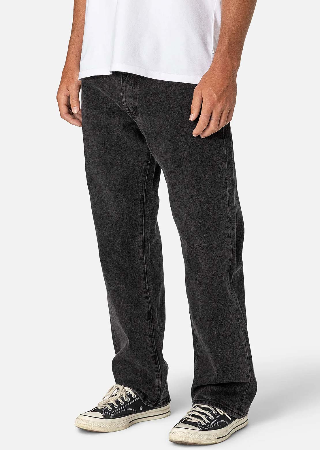 Katin Men's George 64 Relaxed Pants Washed Black