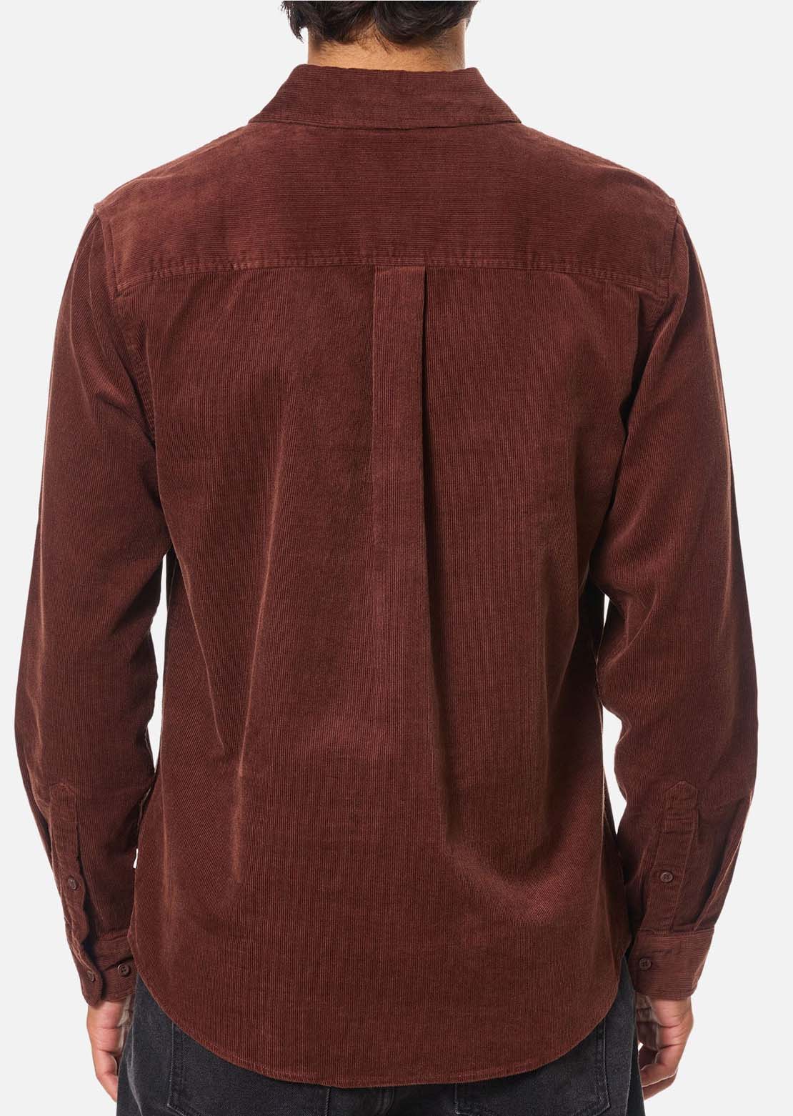 Katin Men's Granada Button Up Shirt Mahogany