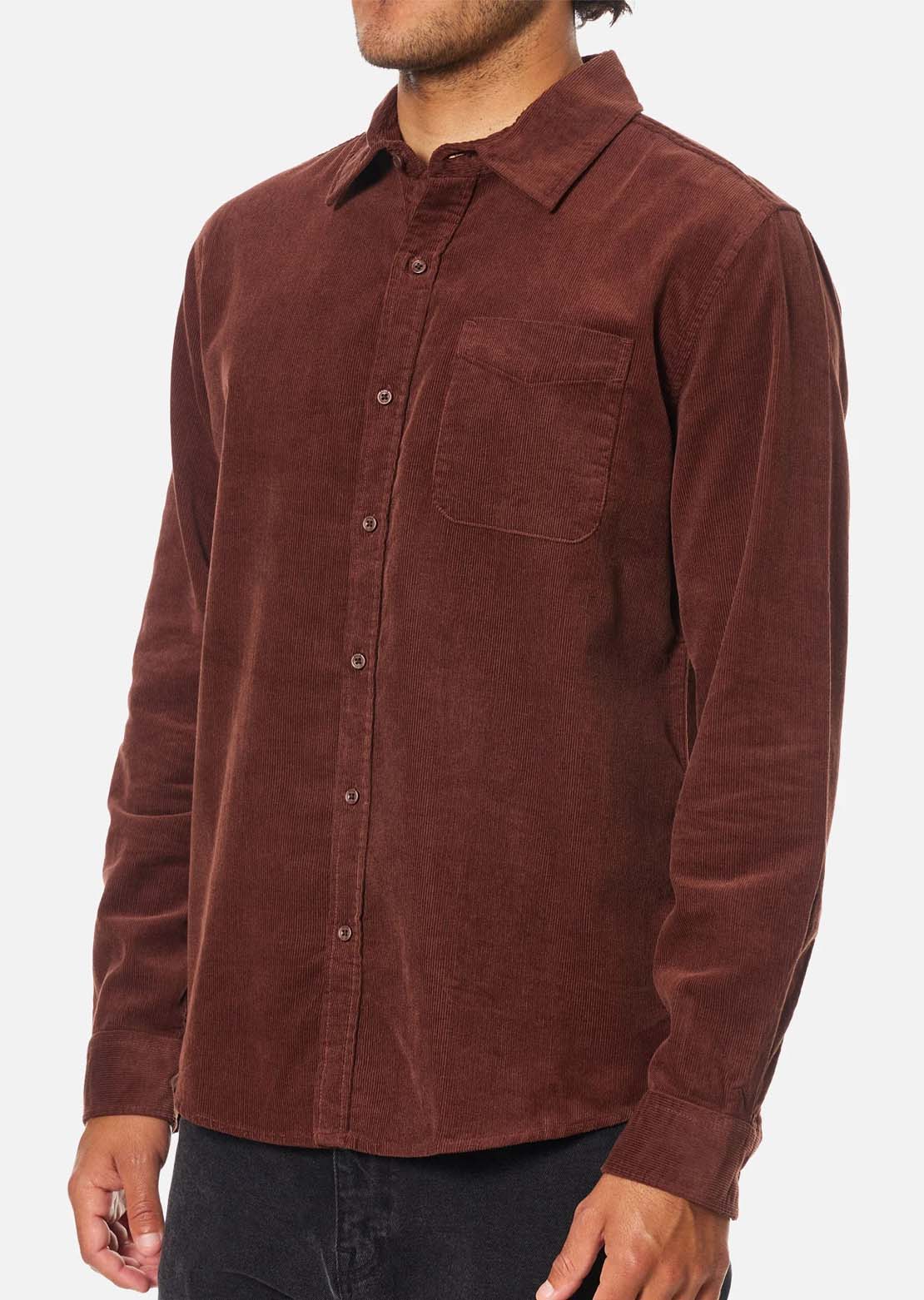 Katin Men's Granada Button Up Shirt Mahogany