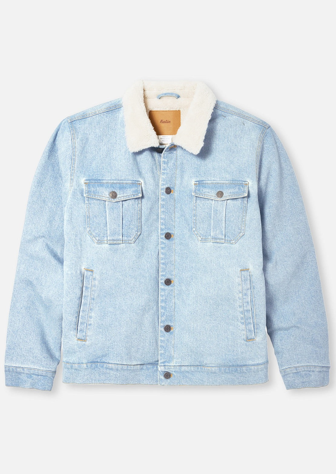 Katin Men's Harris Denim Jacket Light Indigo