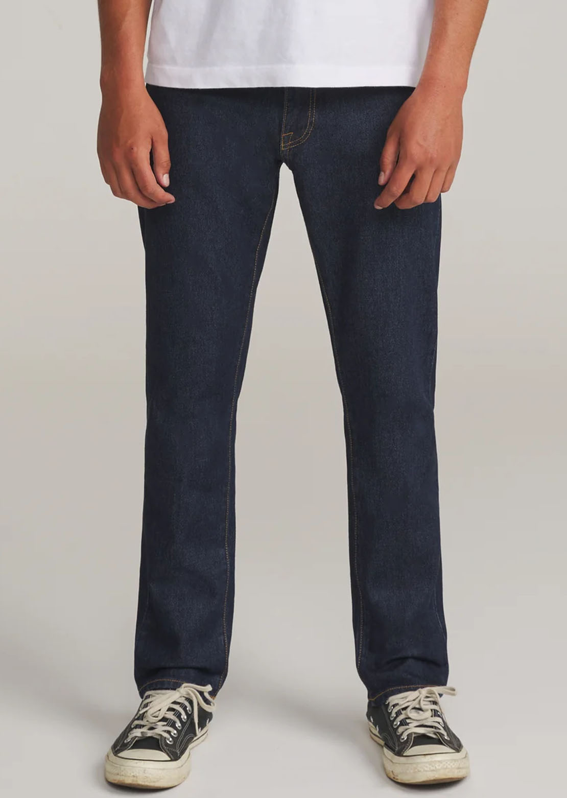 Katin Men's Jacobs 71 Slim Straight Pants Raw Indigo