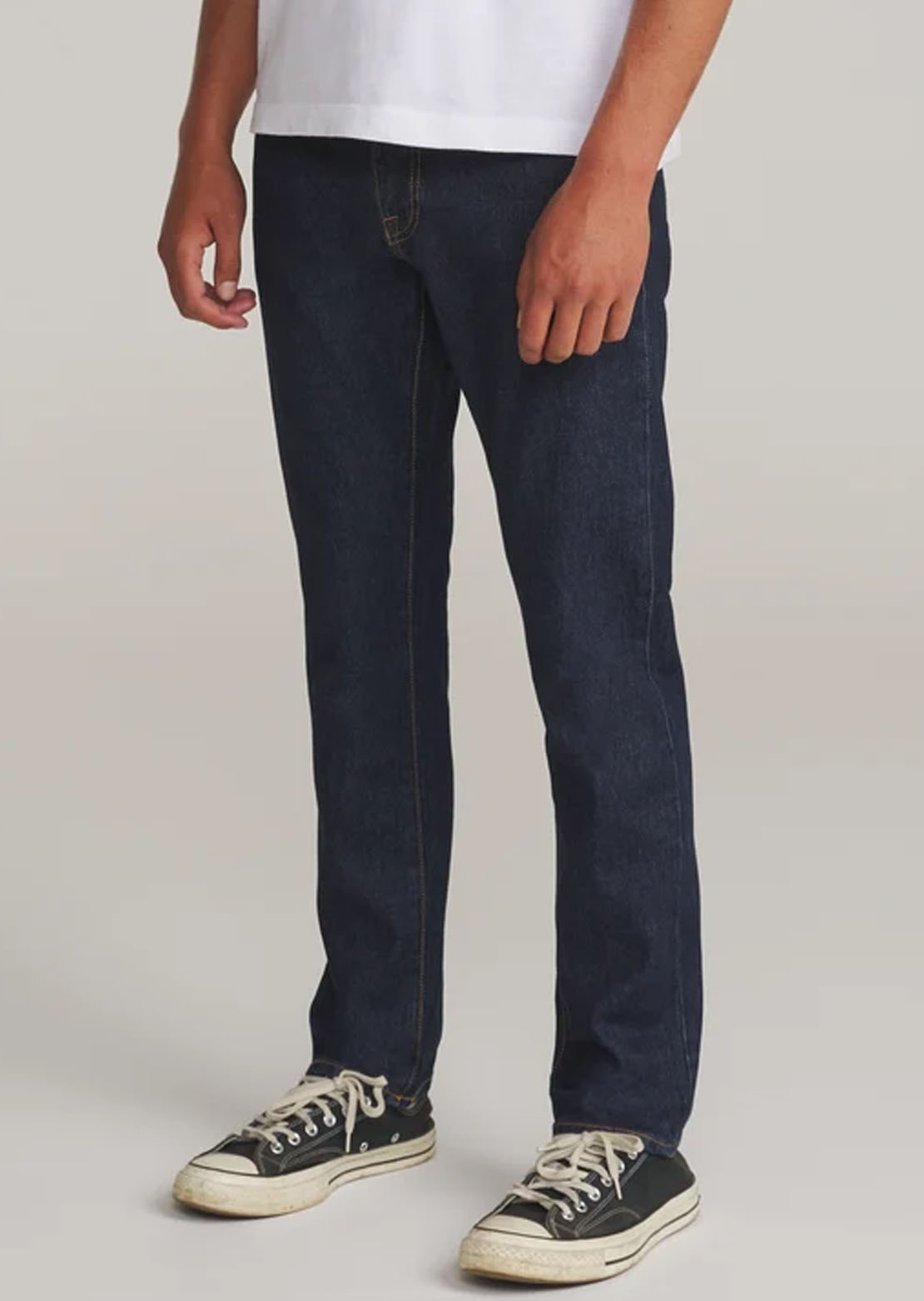 Katin Men's Jacobs 71 Slim Straight Pants Raw Indigo