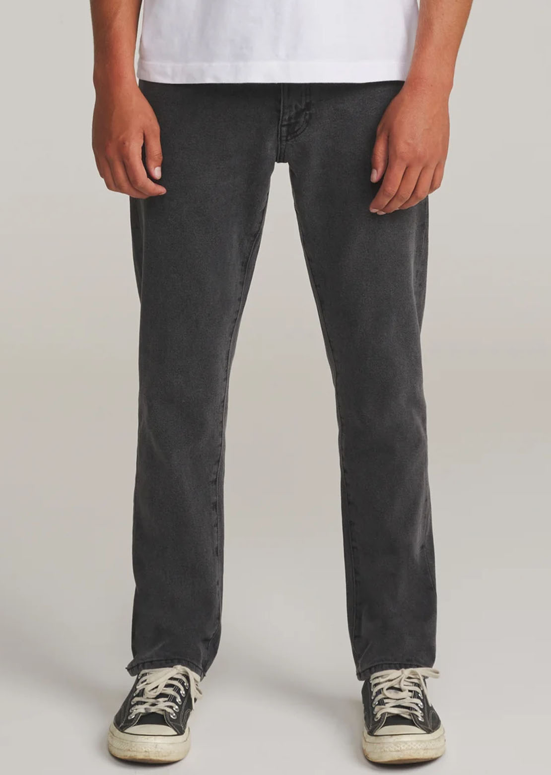 Katin Men's Jacobs 71 Slim Straight Pants Washed Black