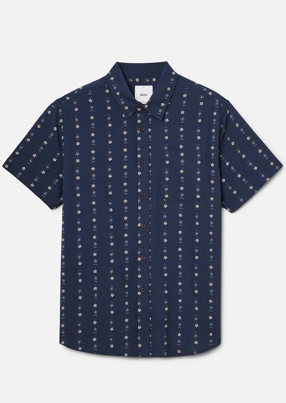 Katin Men's Kona Wind Button Up Shirt Sea Storm
