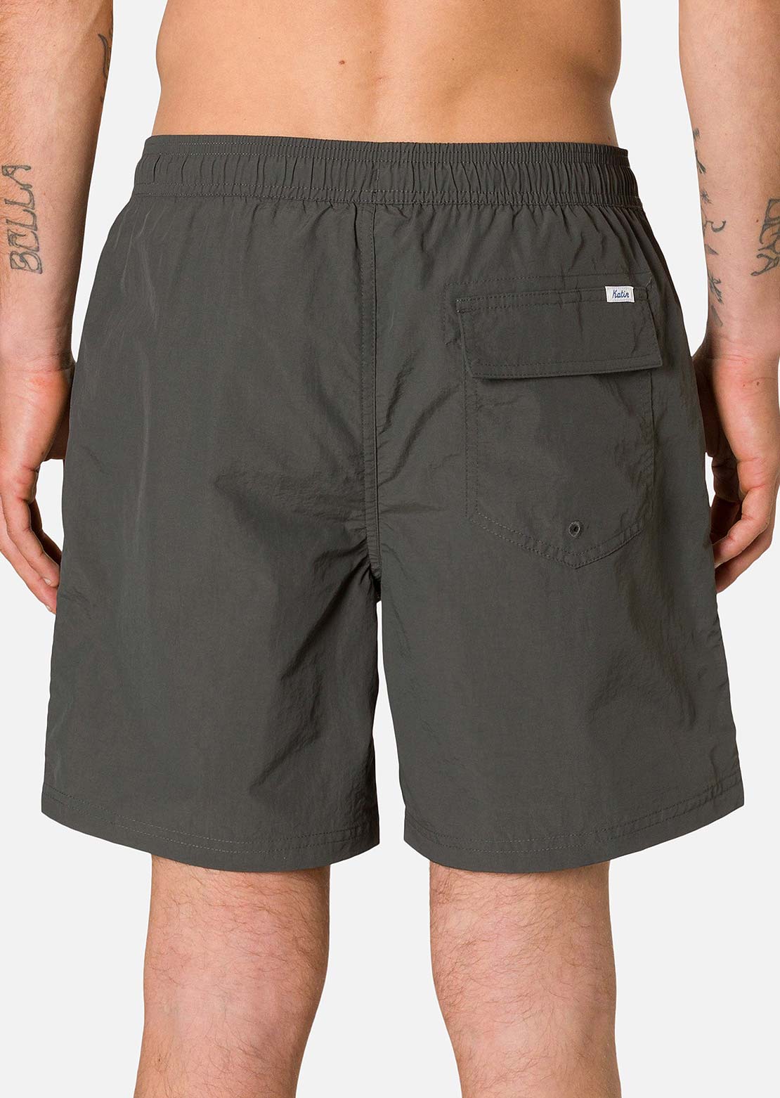 Katin Men's Poolside Volley Shorts Black Wash