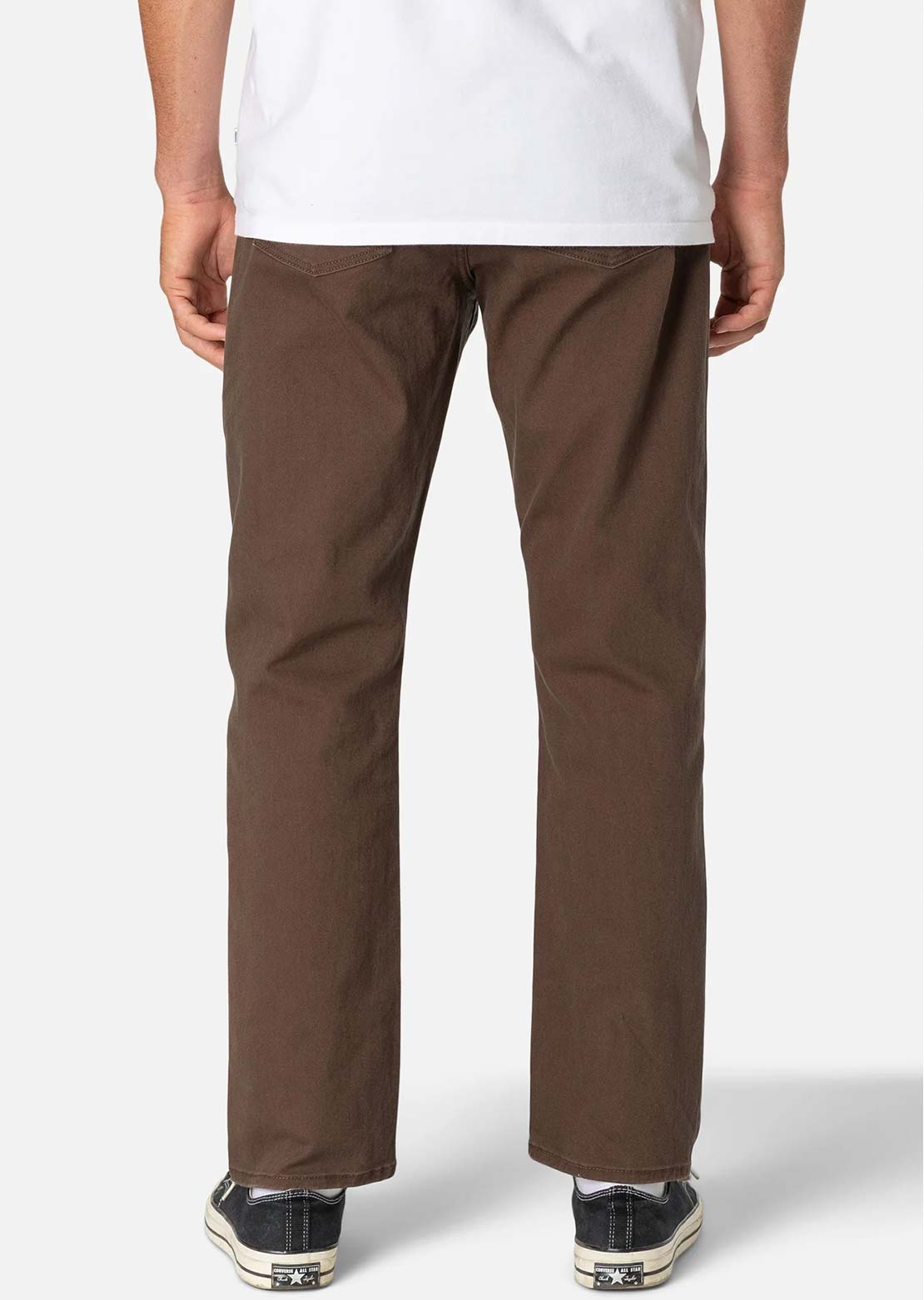 Katin Men's Ren 57 Classic Straight Bull Denim Pants Mocha