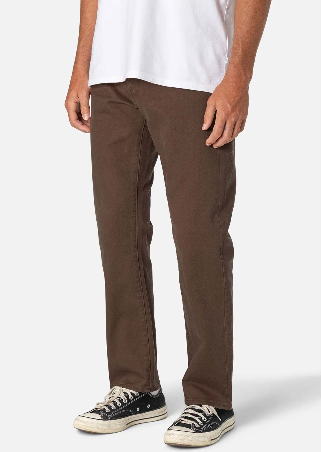 Katin Men's Ren 57 Classic Straight Bull Denim Pants Mocha