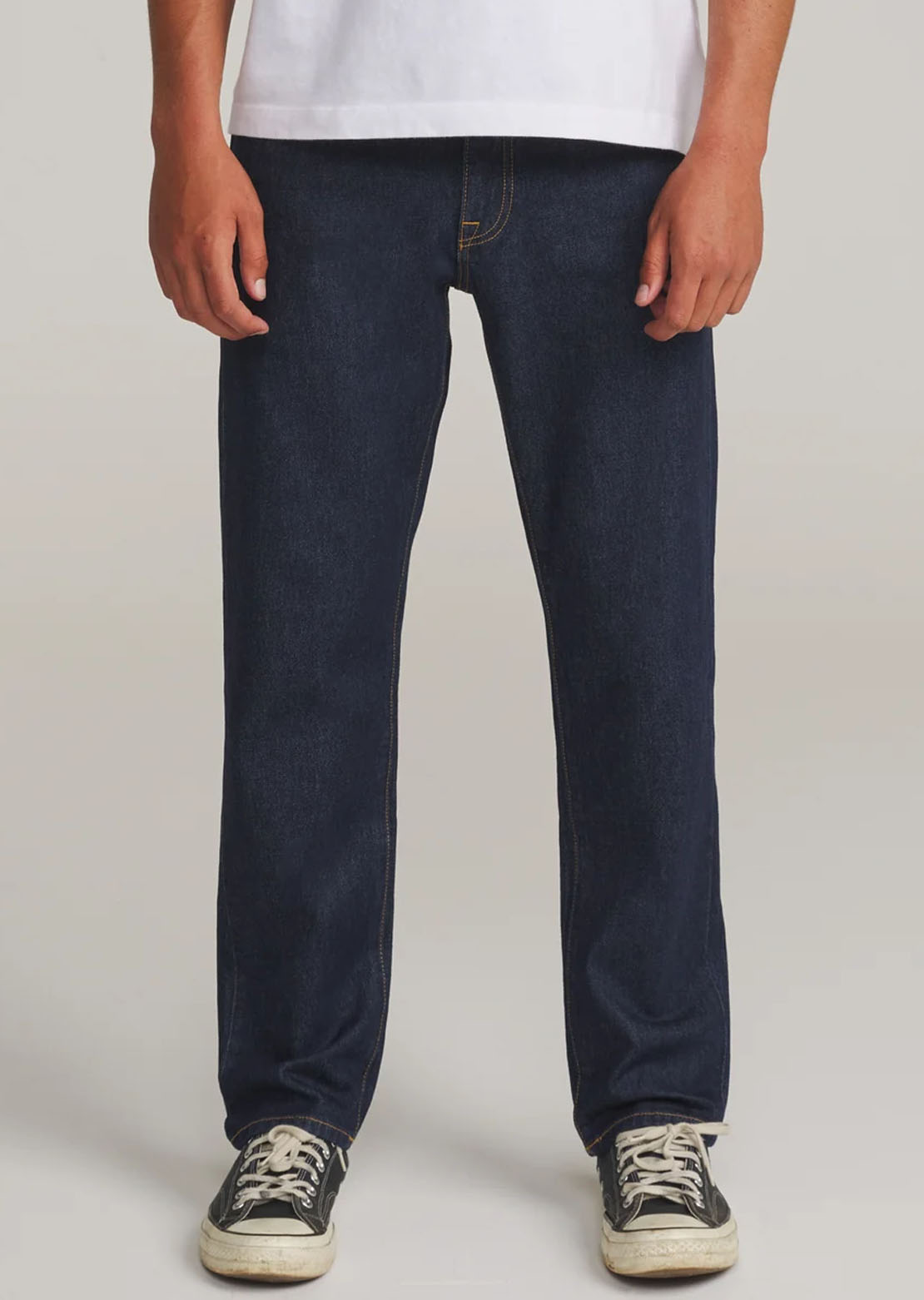 Katin Men's Ren 57 Classic Straight Pants Raw Indigo