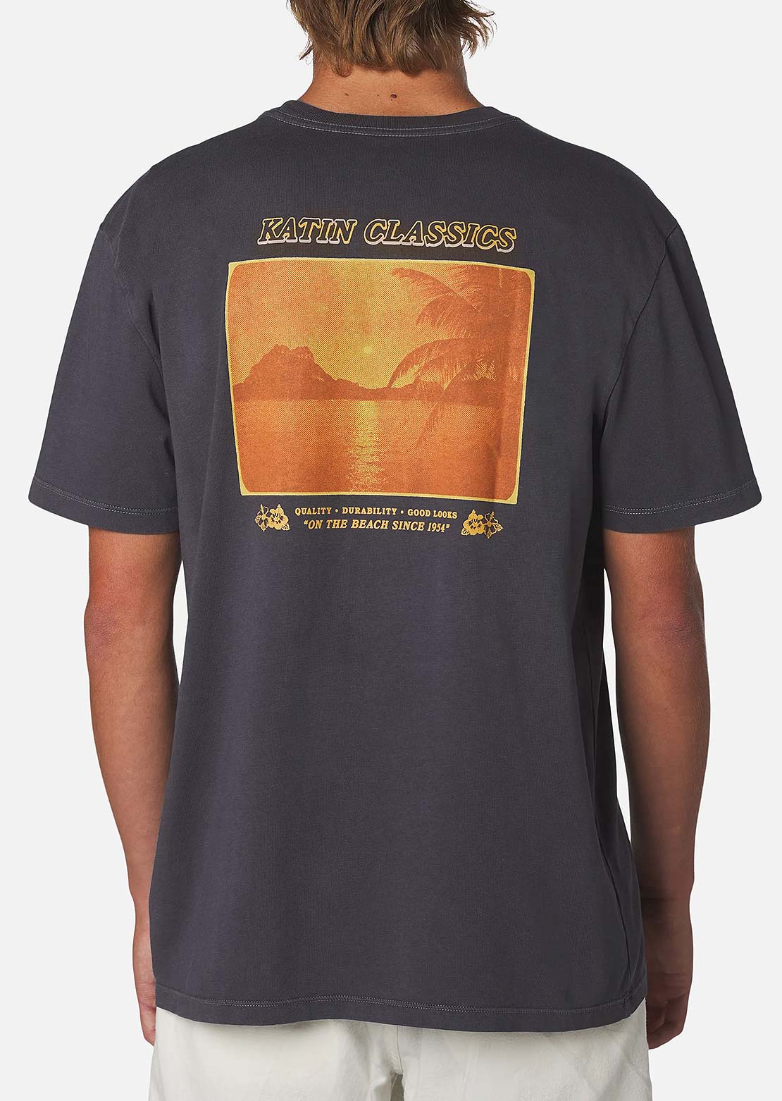 Katin Men's Repose T-Shirt Polar Navy Wash