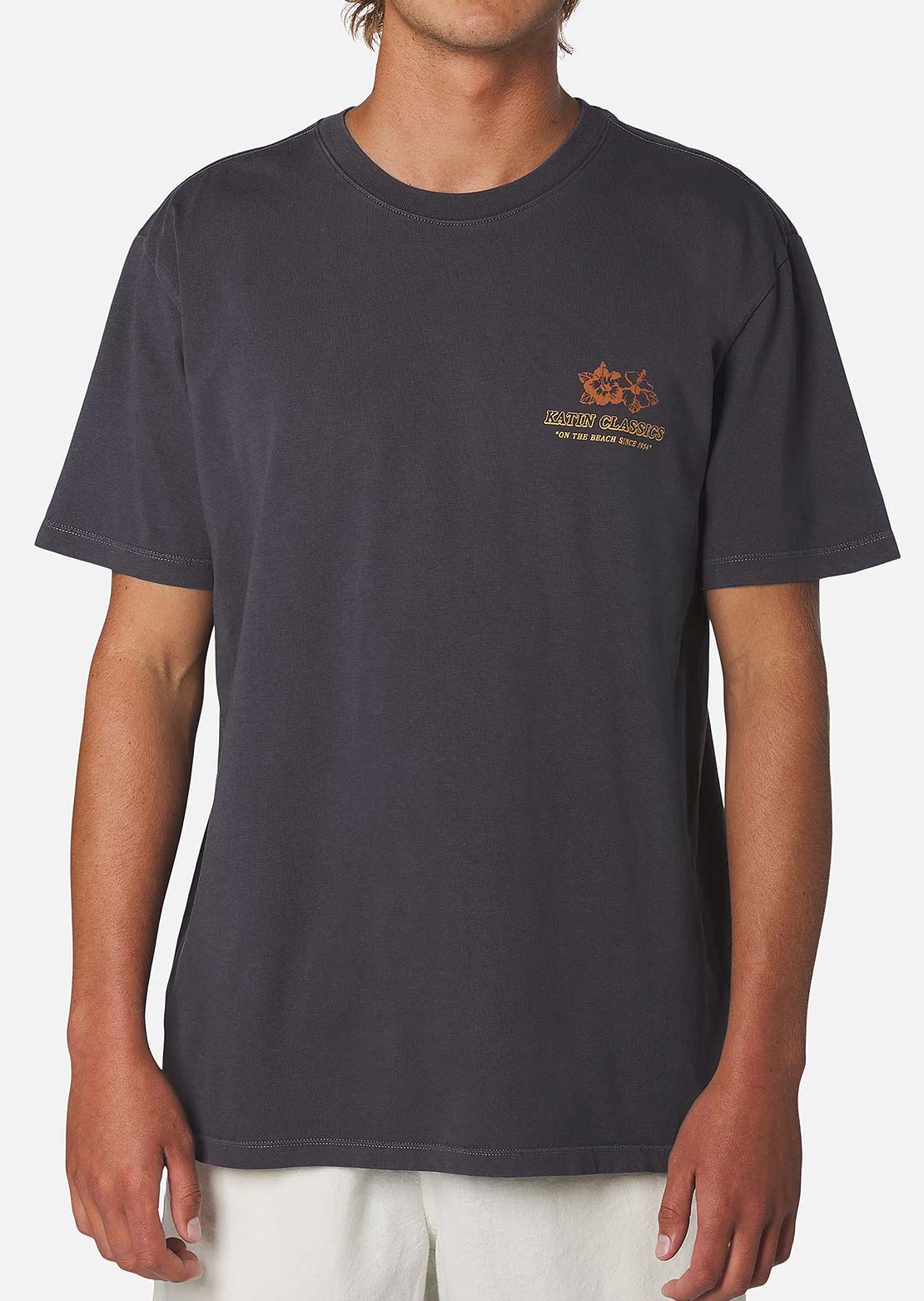 Katin Men's Repose T-Shirt Polar Navy Wash