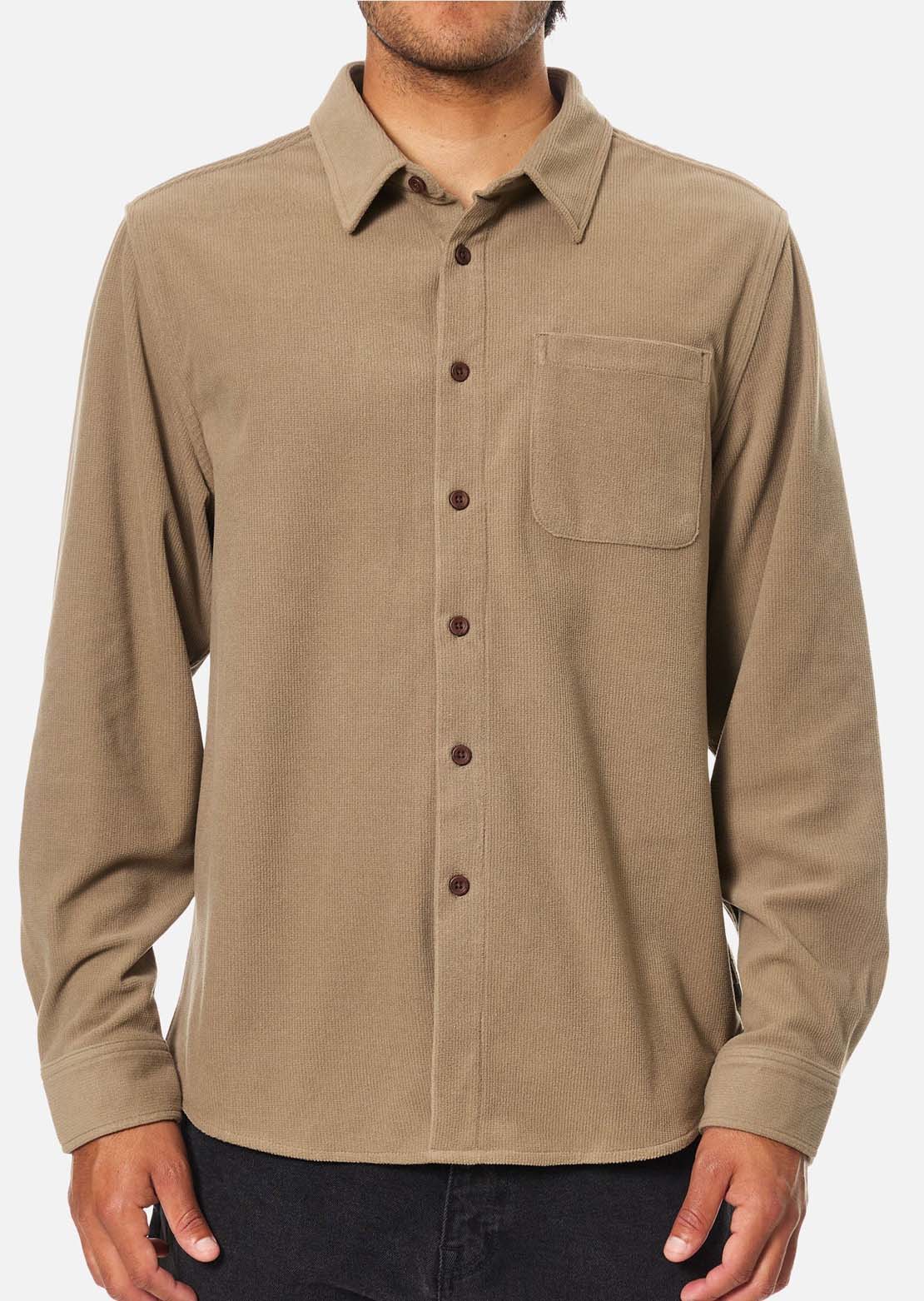 Katin Men's Roland Button Up Shirt Gray Rock