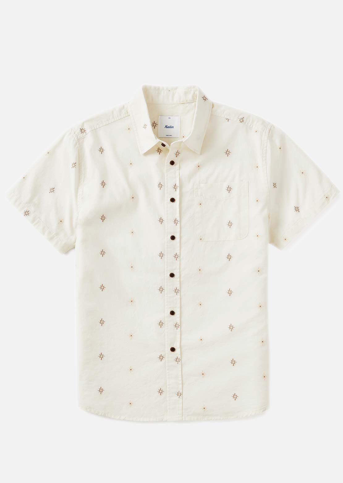 Katin Men's Rollins Button Up Shirt Vapor Gray