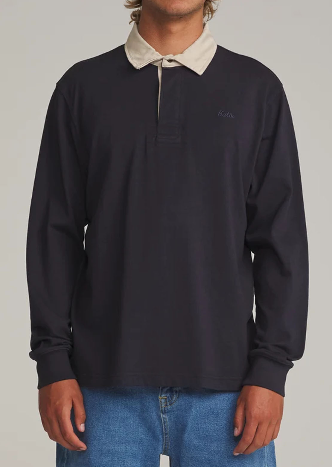 Katin Men's Ronan Polo Navy Vintage Wash