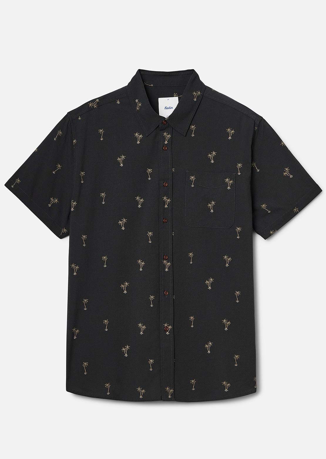 Katin Men's Royal Button Up Shirt Black Wash