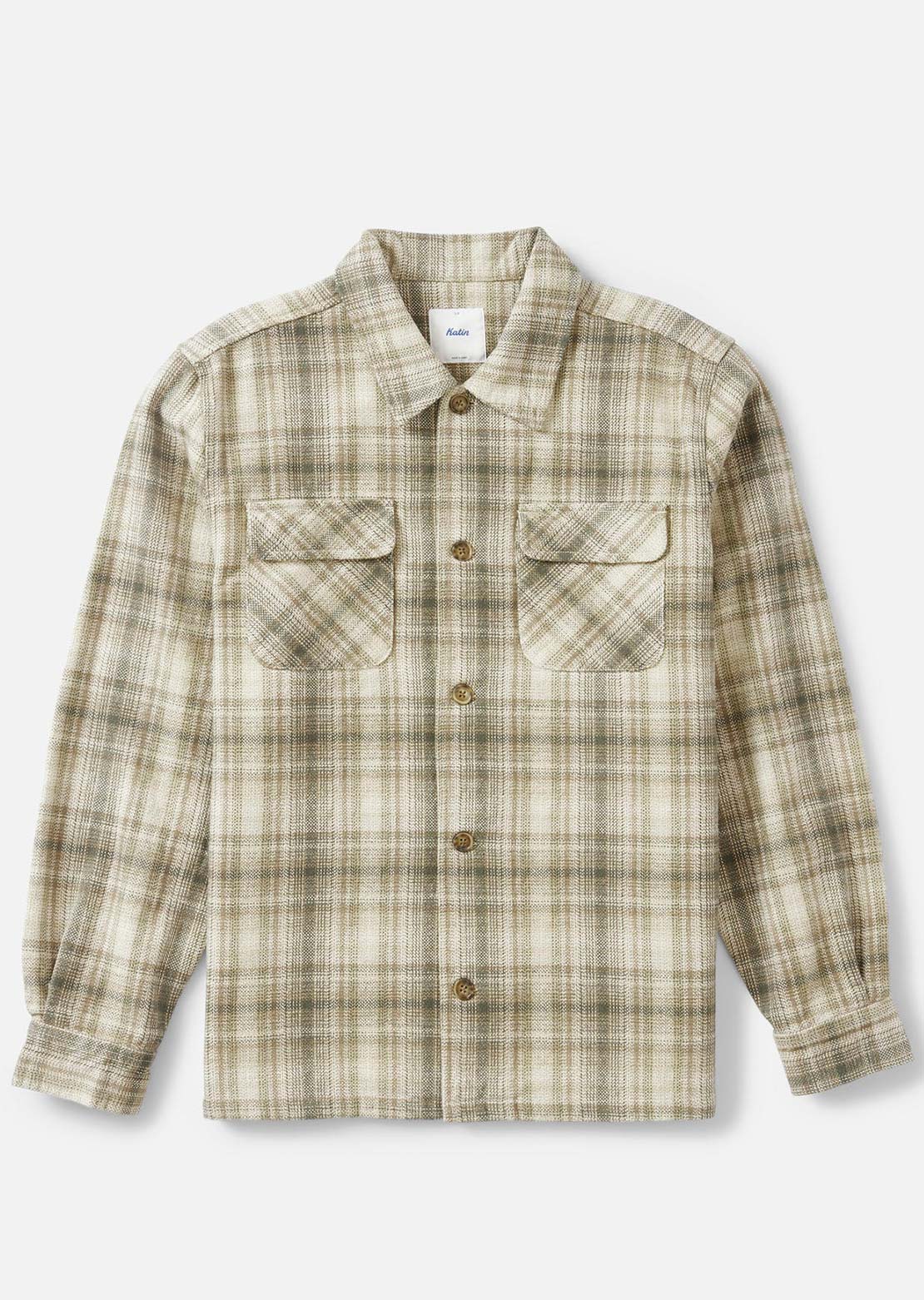 Katin Men's Shiloh Flannel Button Up Shirt Moss