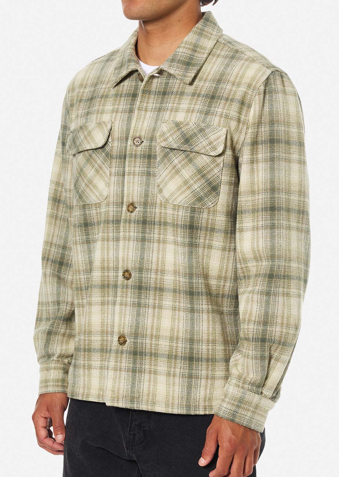 Katin Men's Shiloh Flannel Button Up Shirt Moss
