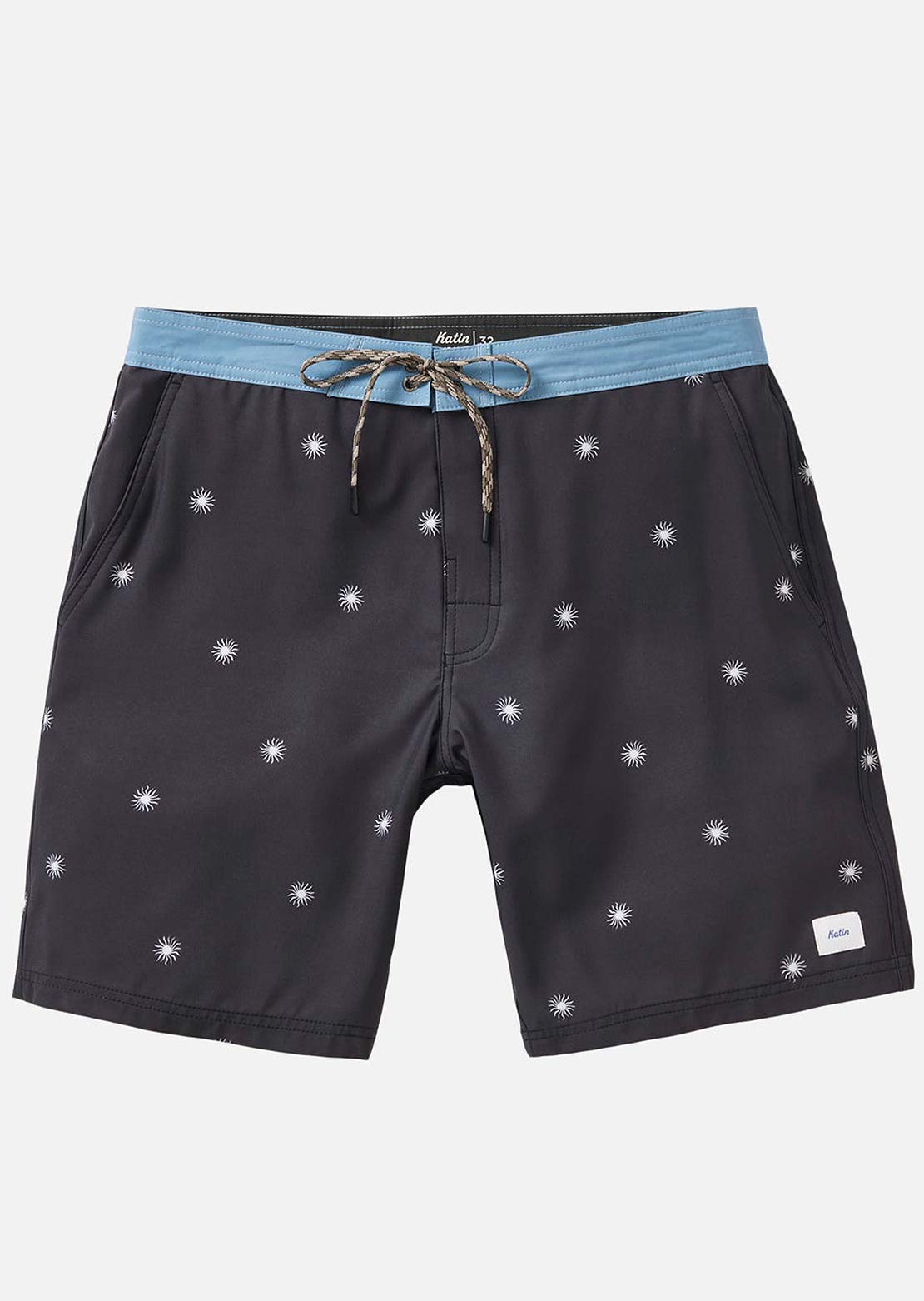 Katin Men's Shine Hybrid Trunk Shorts Black Wash