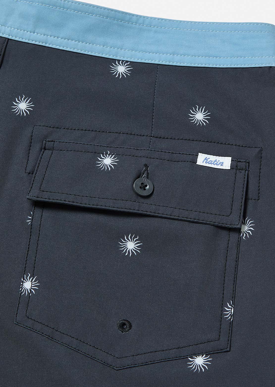 Katin Men's Shine Hybrid Trunk Shorts Black Wash