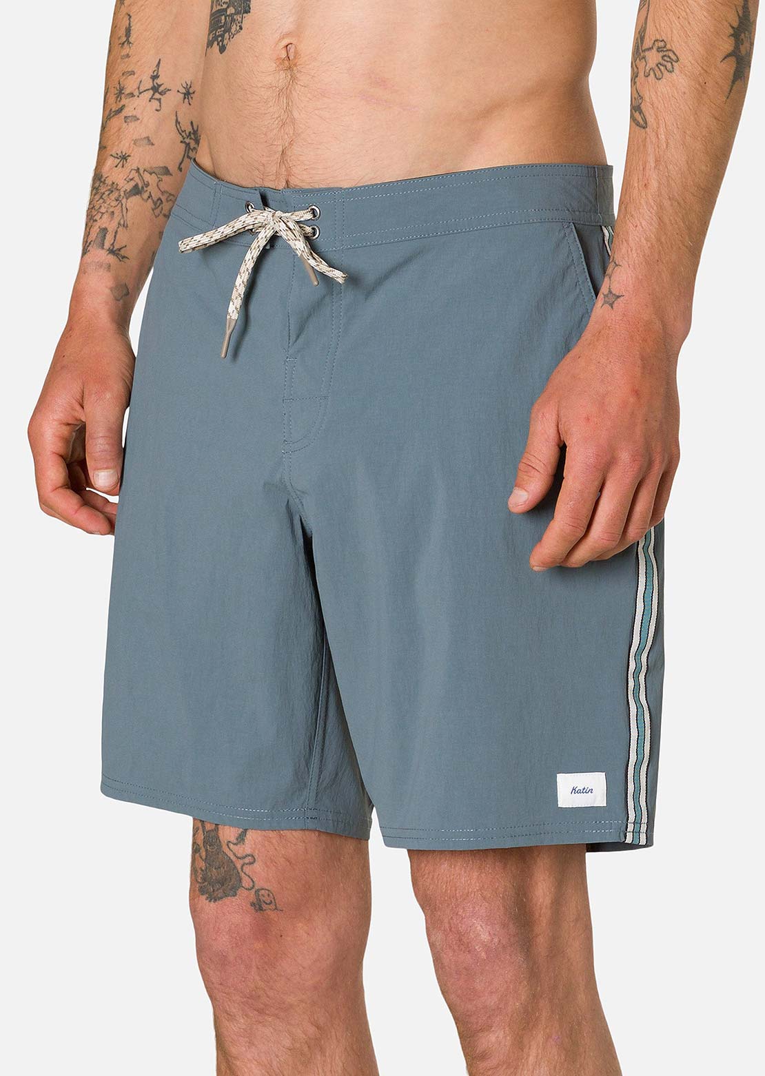 Katin Men's Theo Hybrid Trunk Shorts Tempest Blue