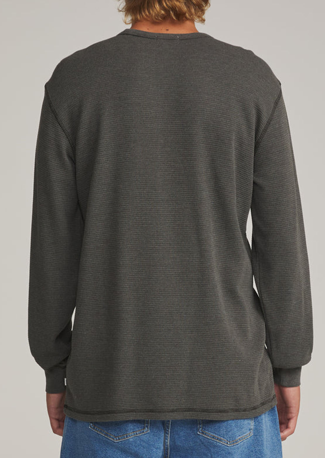 Katin Men's Therman Thermal Sweater Black Vintage Wash