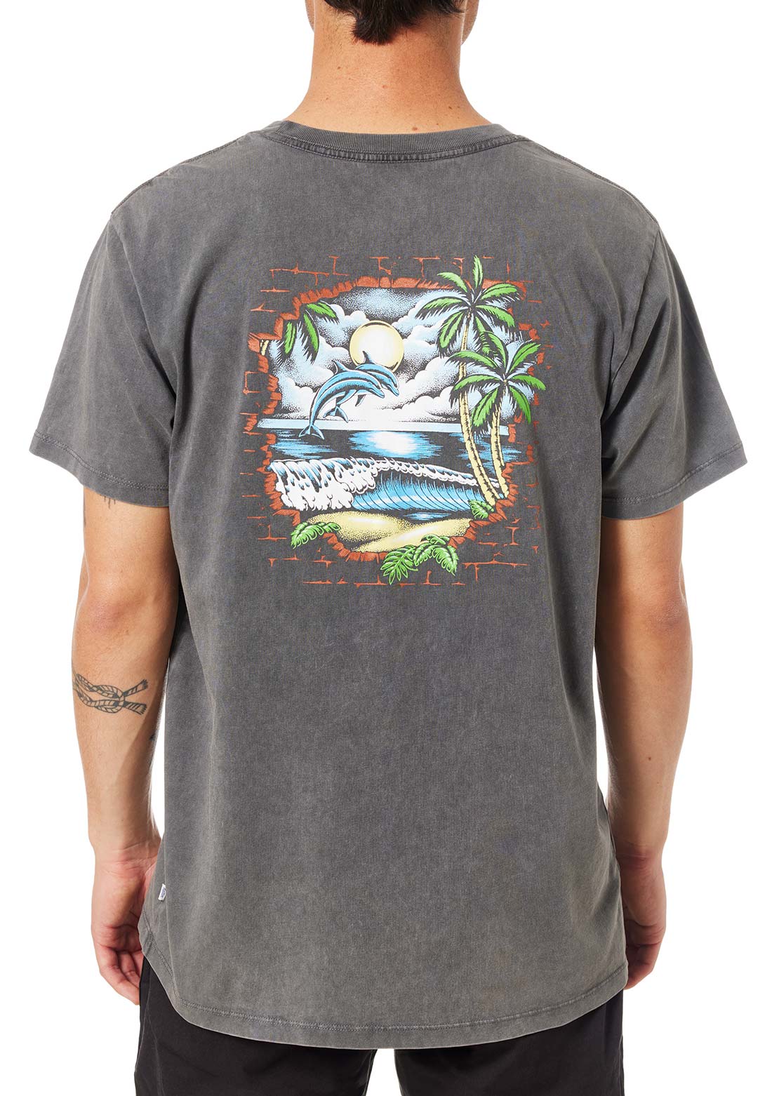 Katin Men's Venice T-Shirt Black Sand Wash