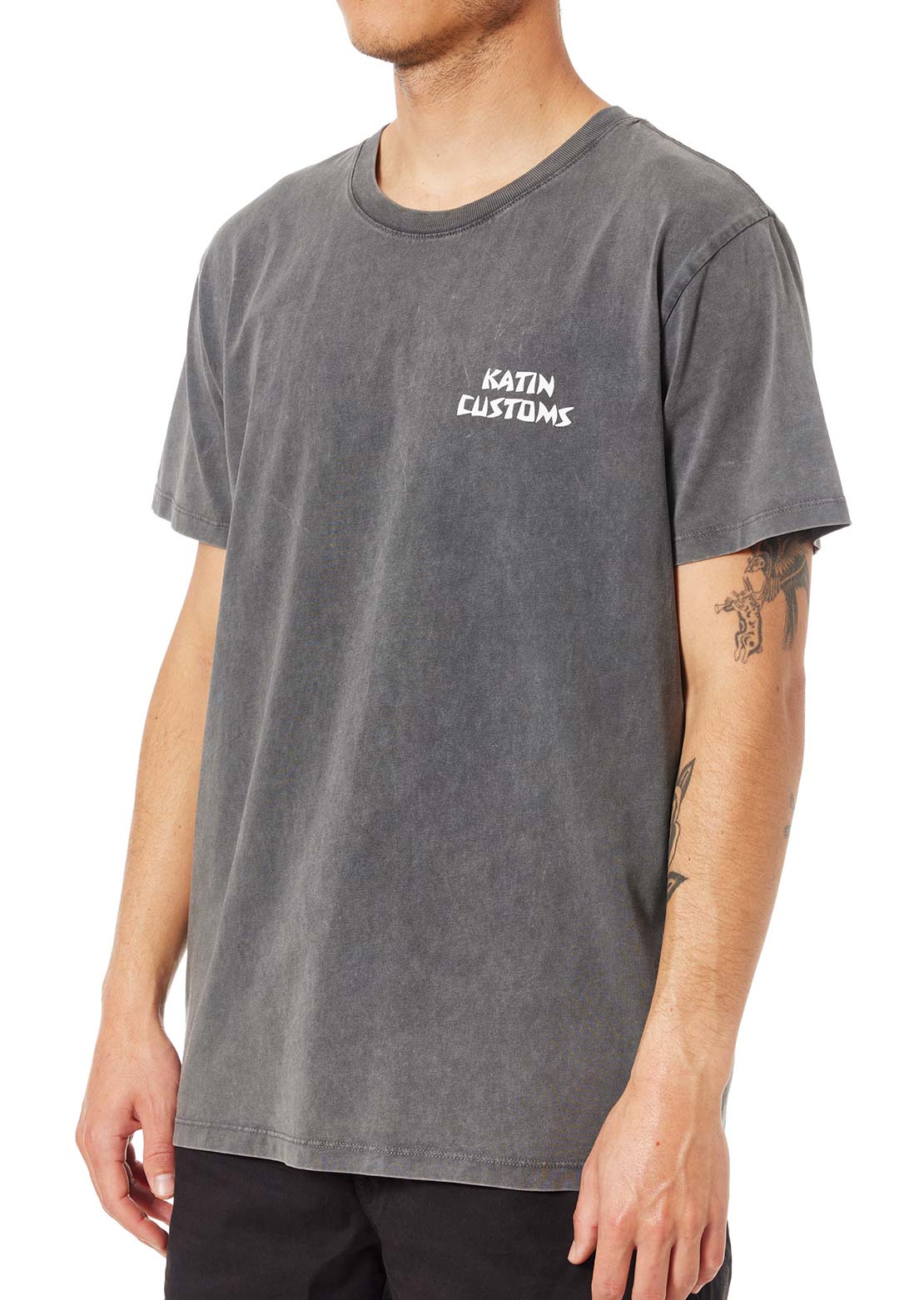 Katin Men's Venice T-Shirt Black Sand Wash