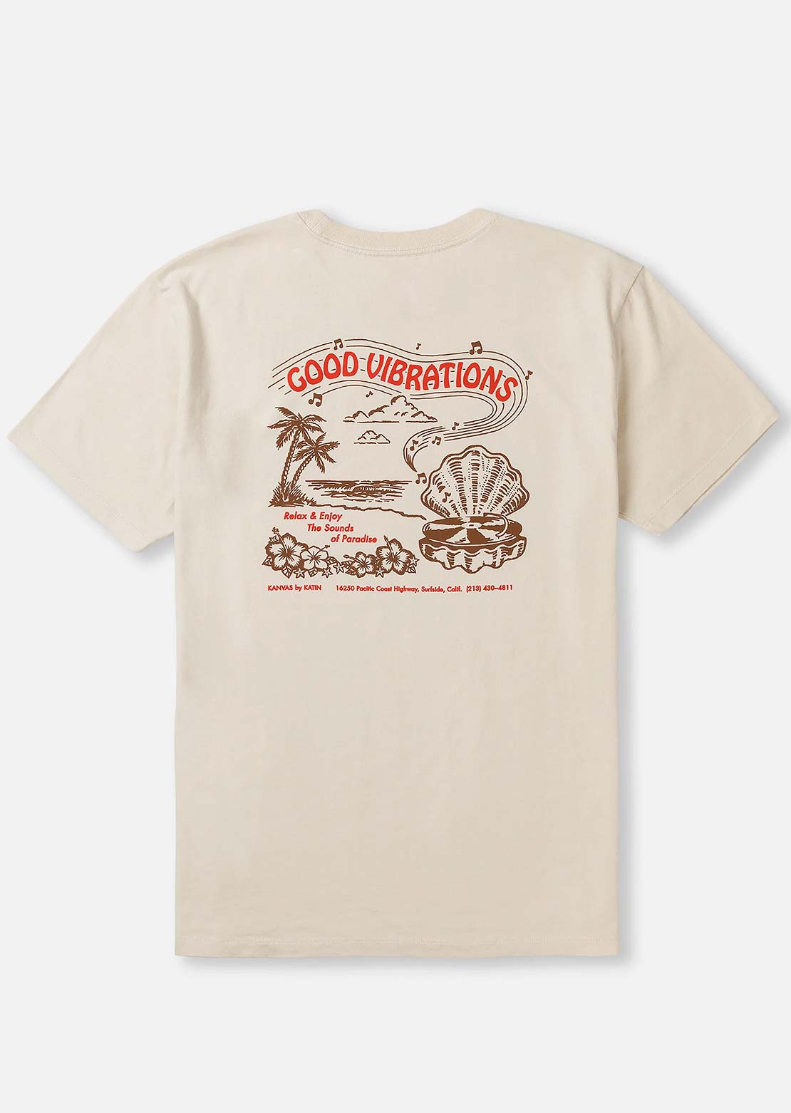 Katin Men's Vibrations T-Shirt Vintage White