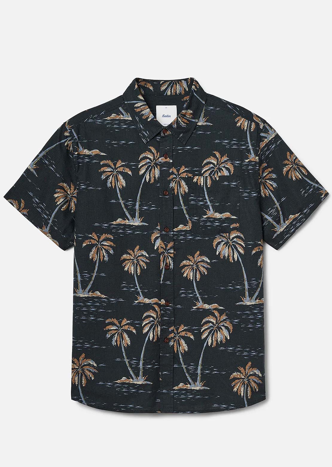 Katin Men's Vincent Button Up Shirt Black Wash