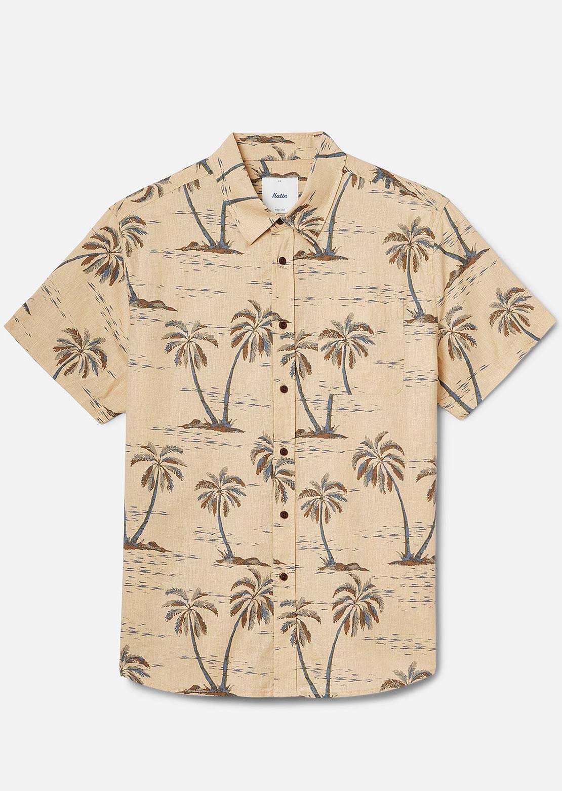 Katin Men's Vincent Button Up Shirt Bleached Sand