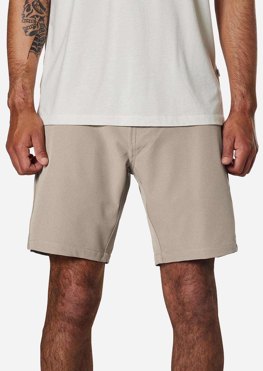 Katin Men's Wanderer Hybrid Shorts Aluminum