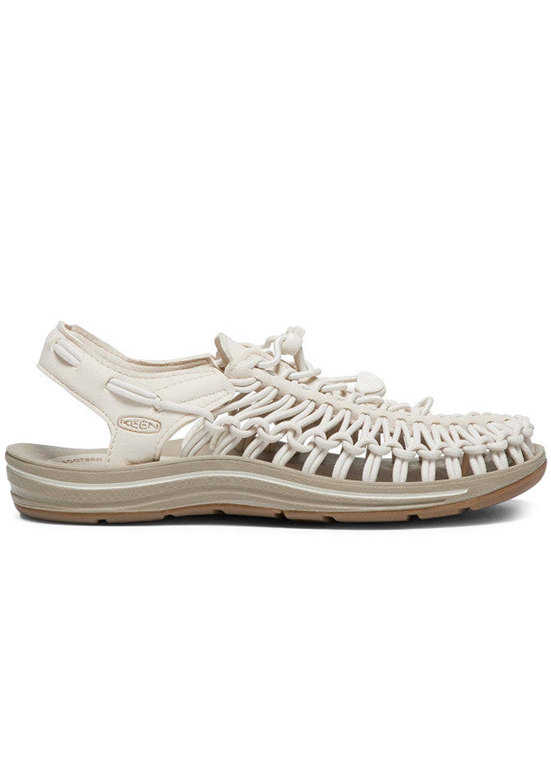 Keen Women's Uneek Shoes White Cap/Cornstalk