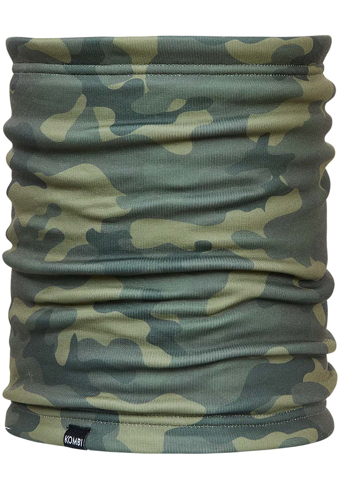 Kombi Junior Cozy Fleece Reversible Neckwarmer Light Khaki
