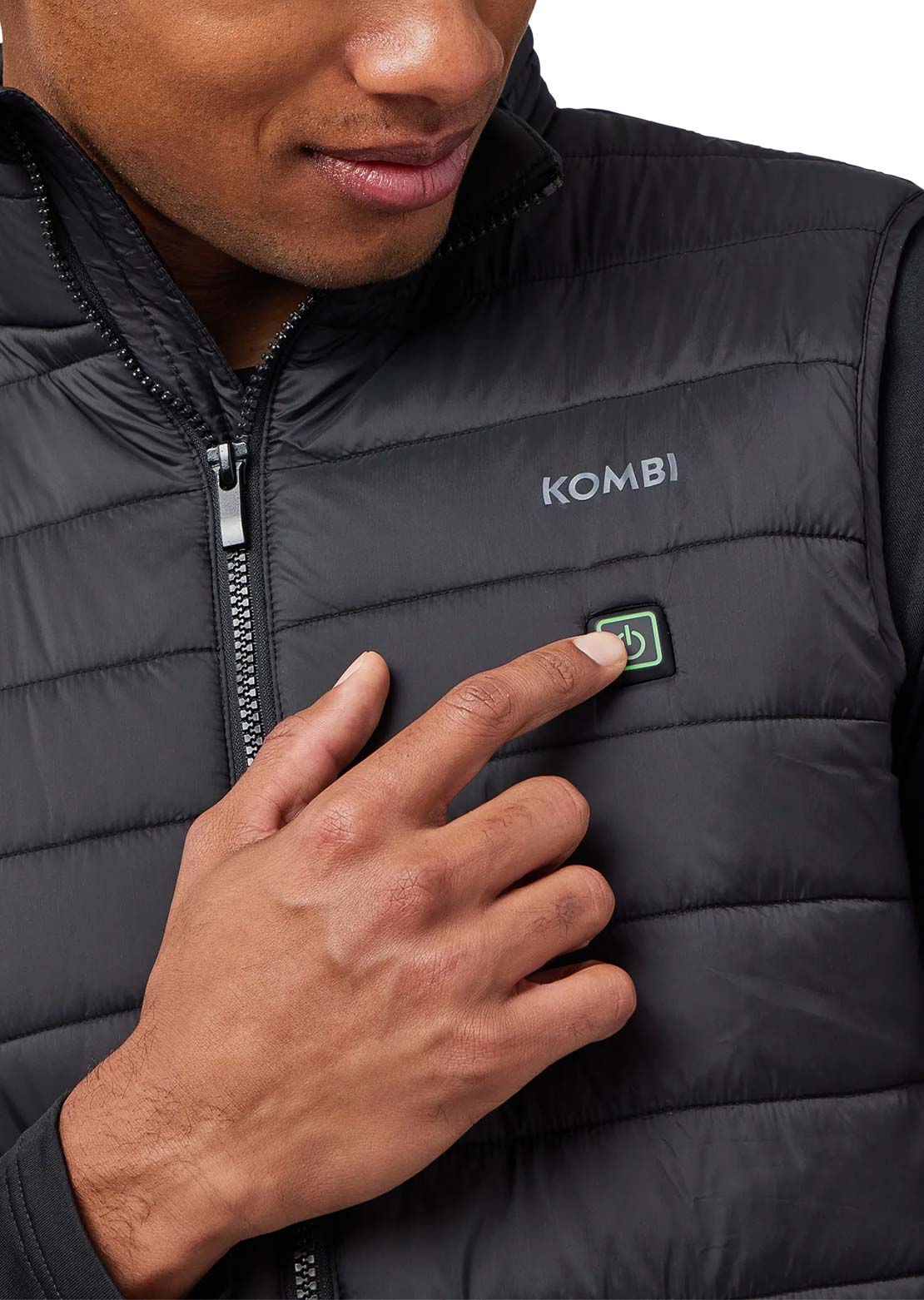 Kombi Men's USB Warm It Up Vest Black