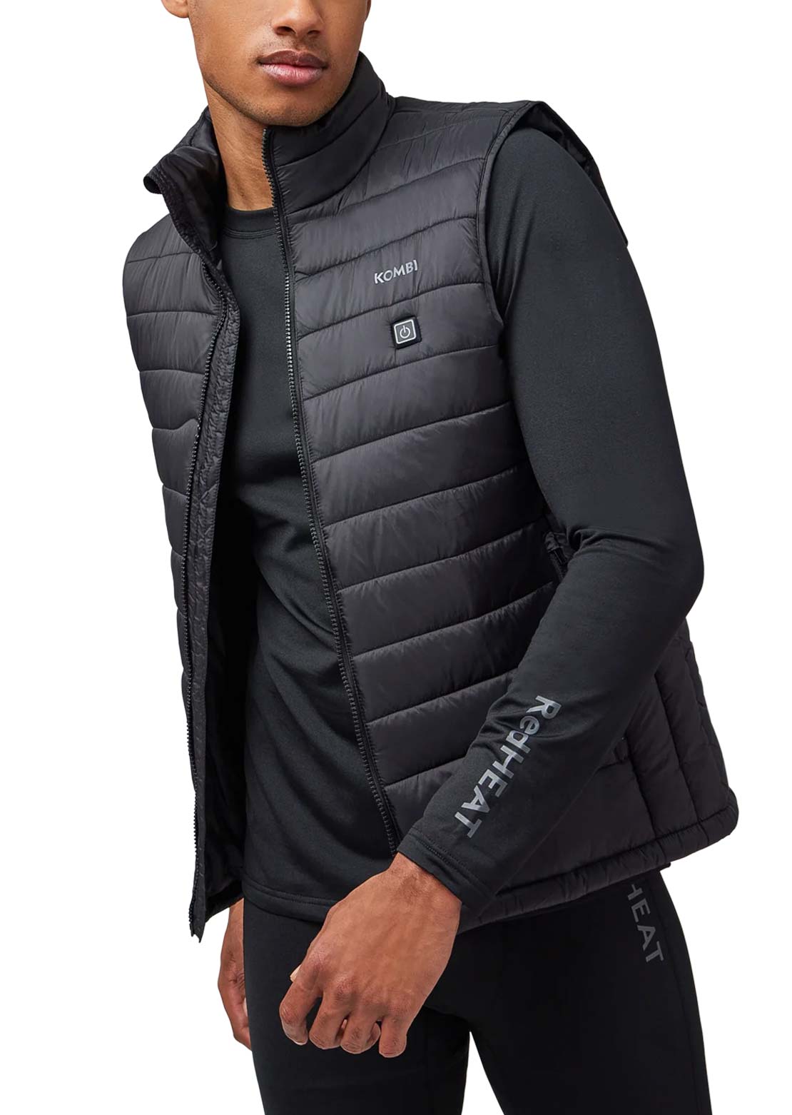 Kombi Men's USB Warm It Up Vest Black