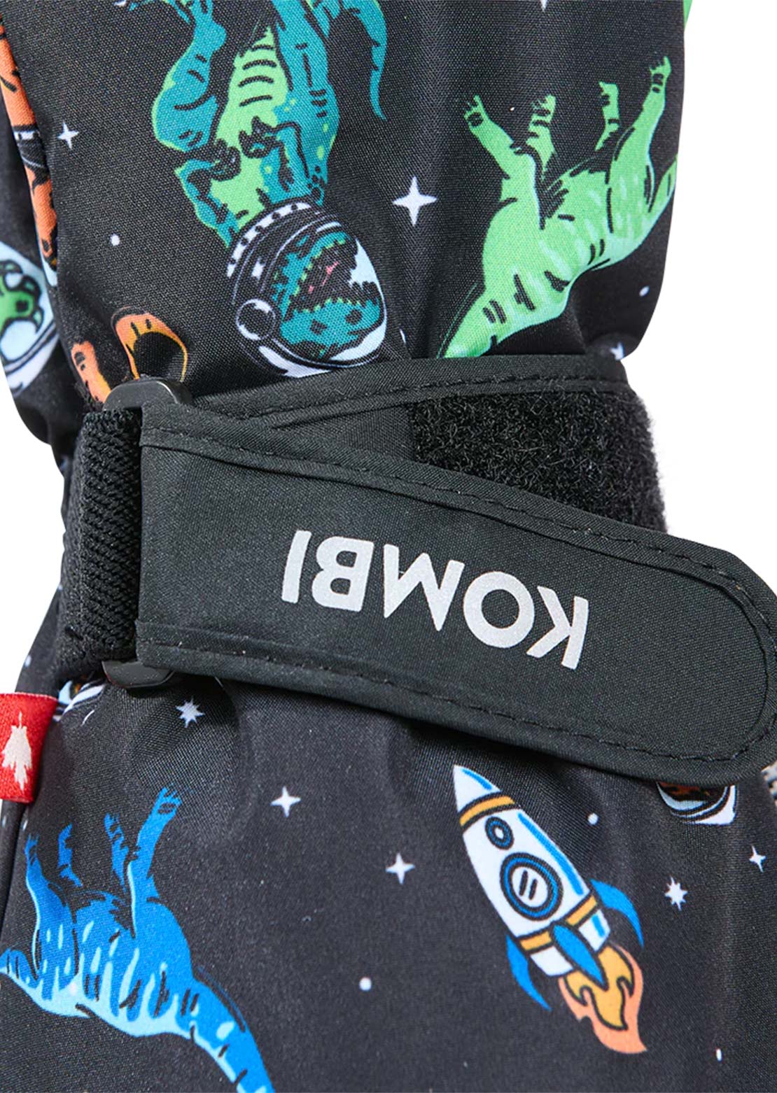 Kombi Toddler Roomy Mitts Astro Dino