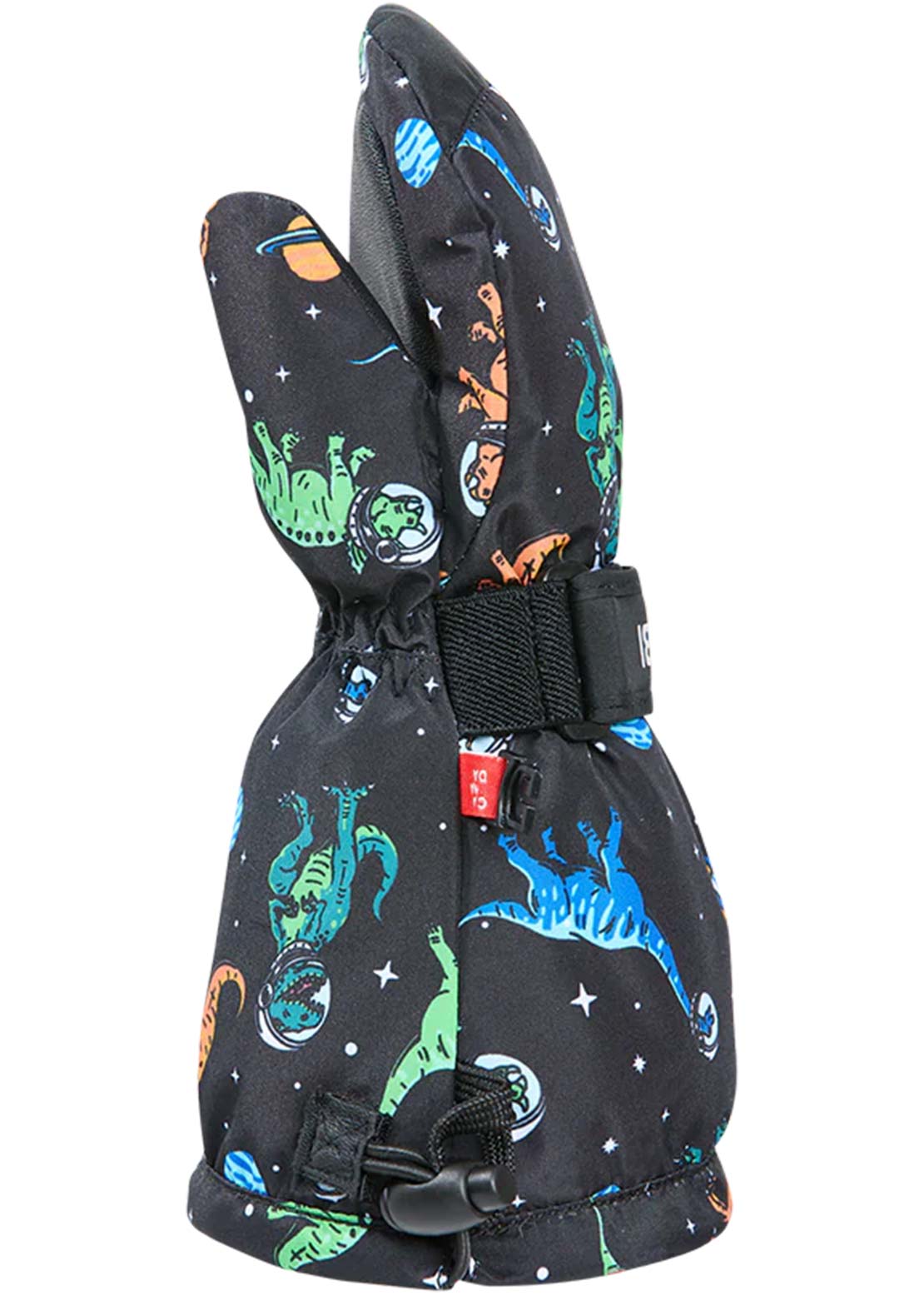 Kombi Toddler Roomy Mitts Astro Dino
