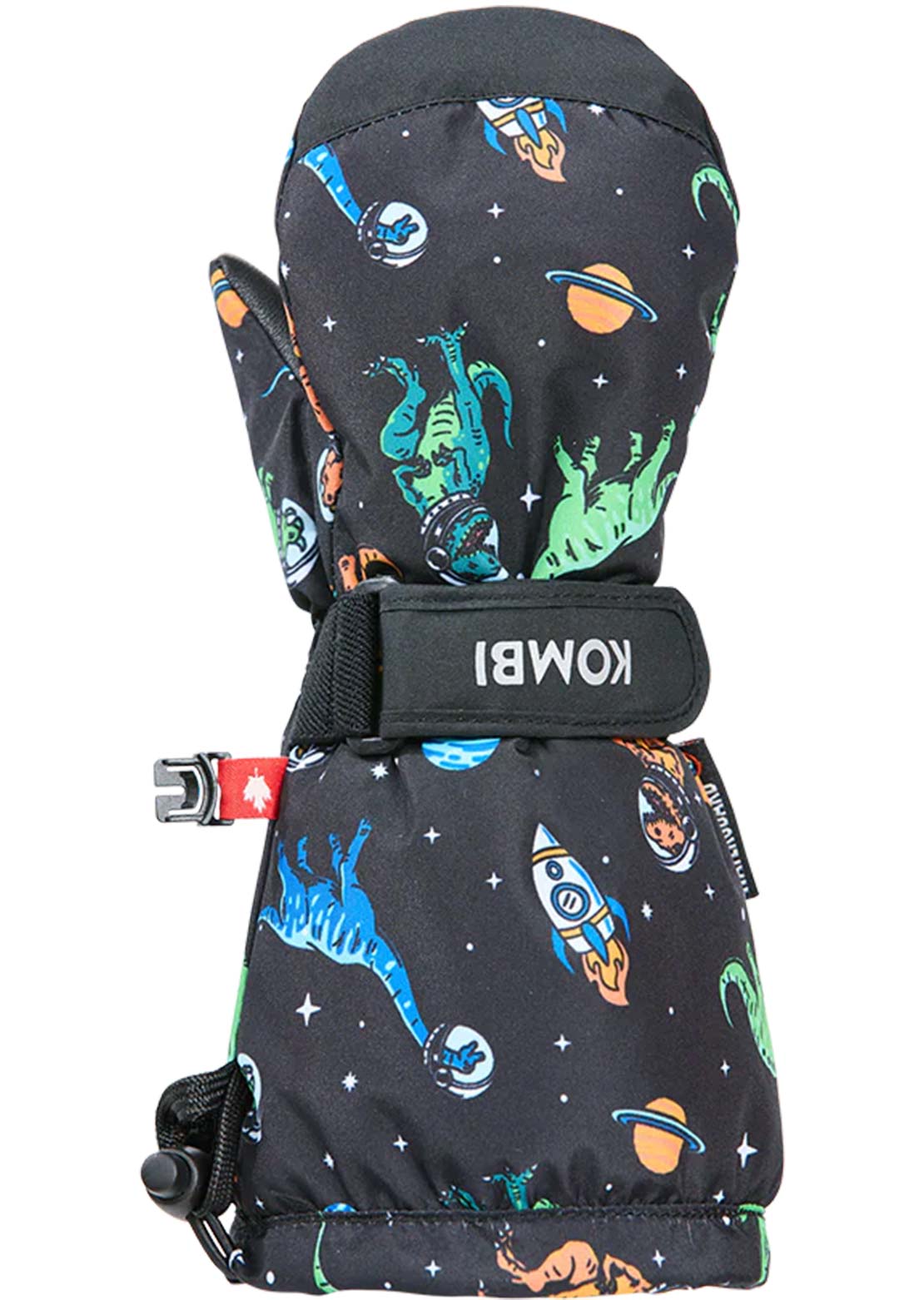 Kombi Toddler Roomy Mitts Astro Dino