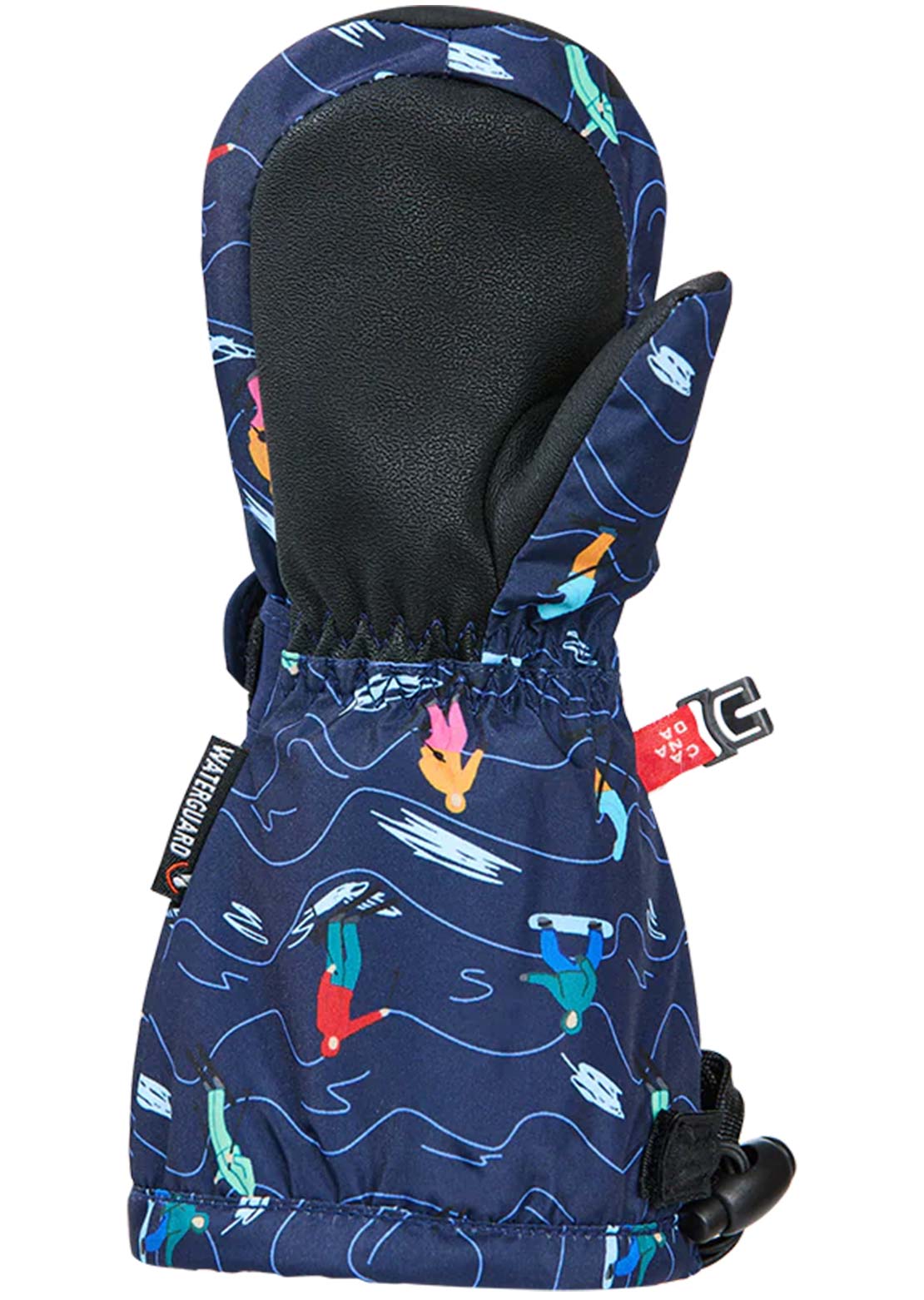 Kombi Toddler Roomy Mitts Blue Free Ski