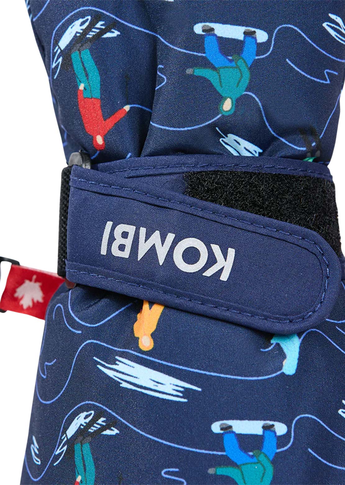 Kombi Toddler Roomy Mitts Blue Free Ski