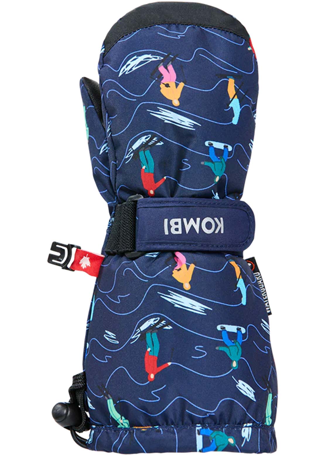 Kombi Toddler Roomy Mitts Blue Free Ski