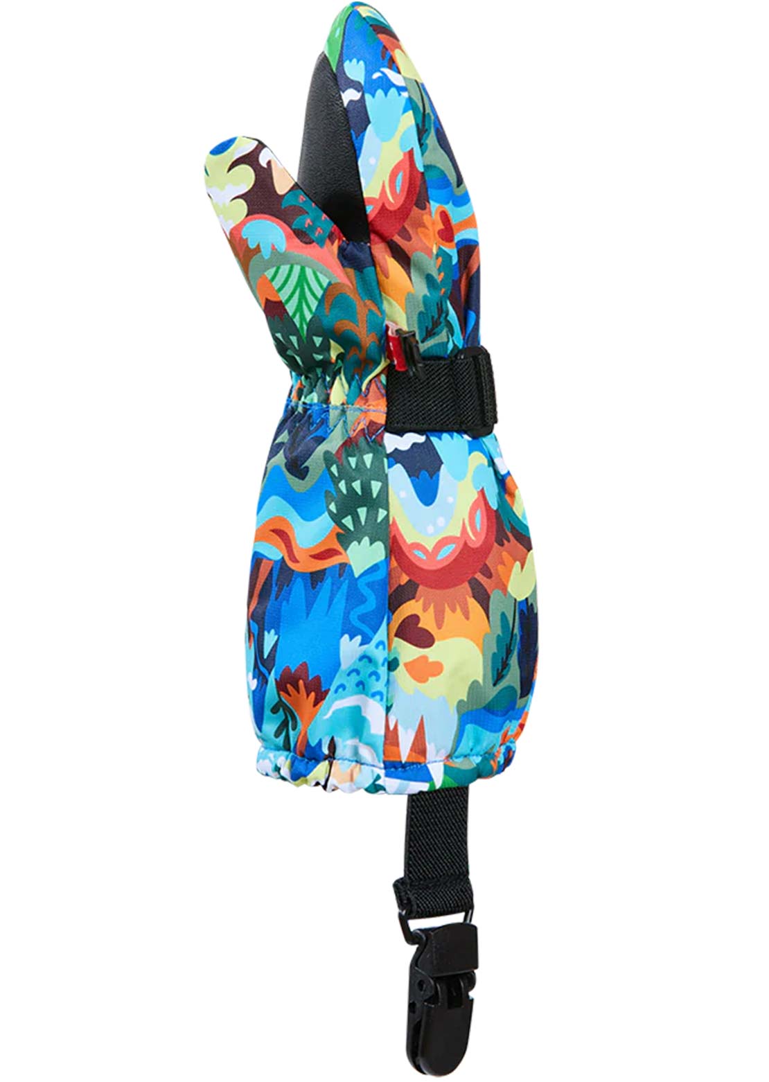 Kombi Toddler The Crazy Cariboo Mitts Blue Wild Mountain