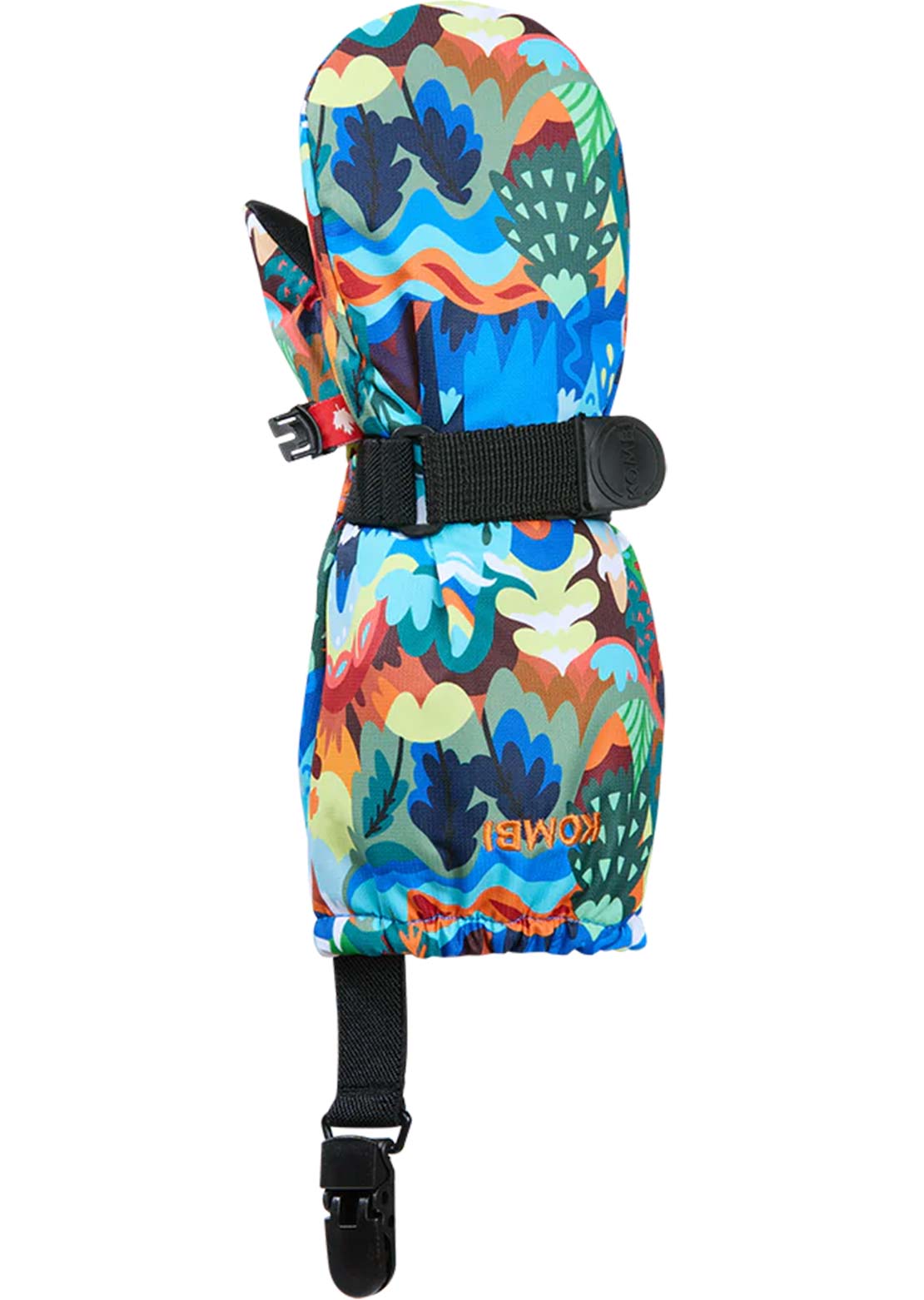 Kombi Toddler The Crazy Cariboo Mitts Blue Wild Mountain