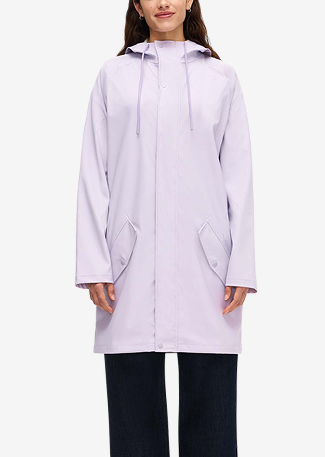 Kombi Women's The Drizzle 3/4 Length Jacket Light Mauve