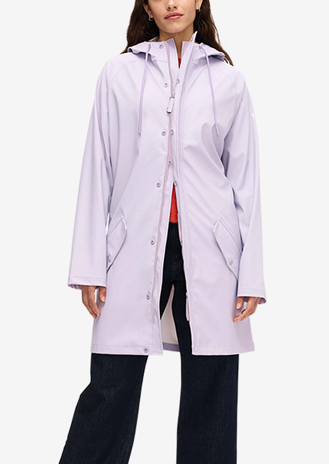 Kombi Women's The Drizzle 3/4 Length Jacket Light Mauve