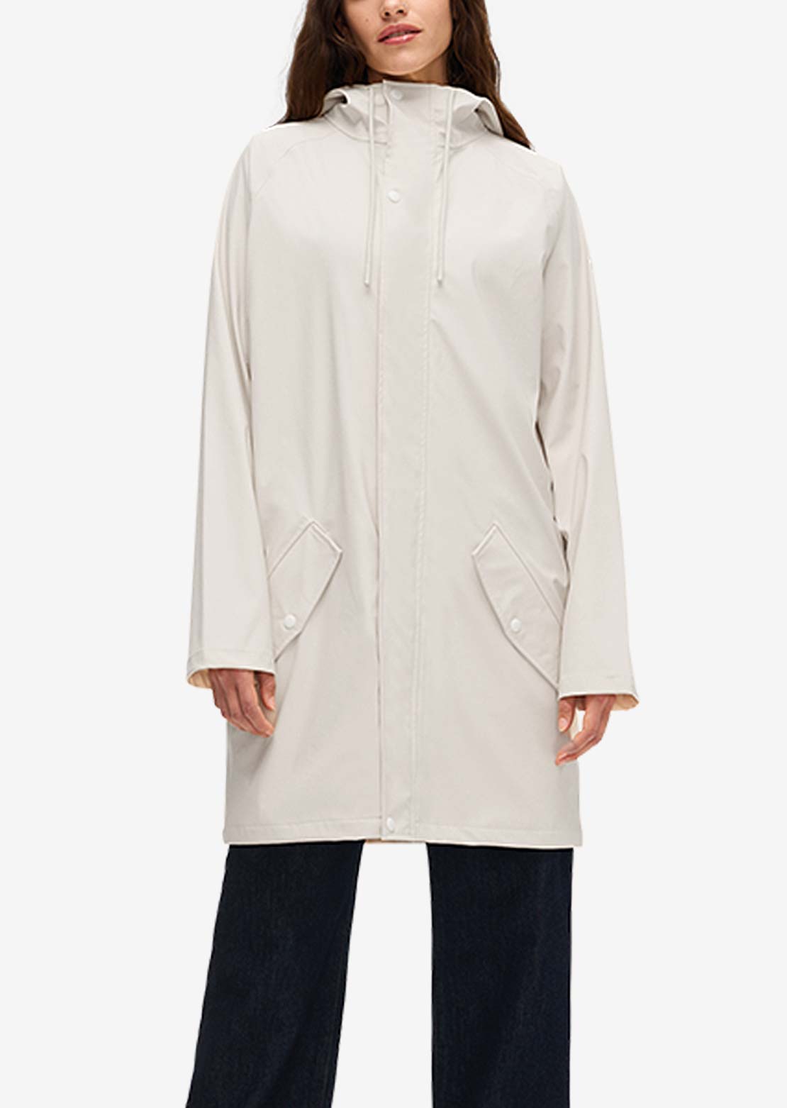 Kombi Women's The Drizzle 3/4 Length Jacket Moonstone