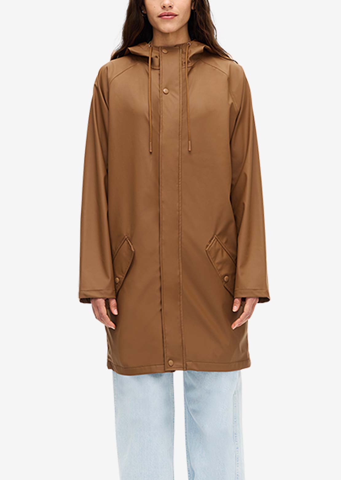Kombi Women's The Drizzle 3/4 Length Jacket Toffee
