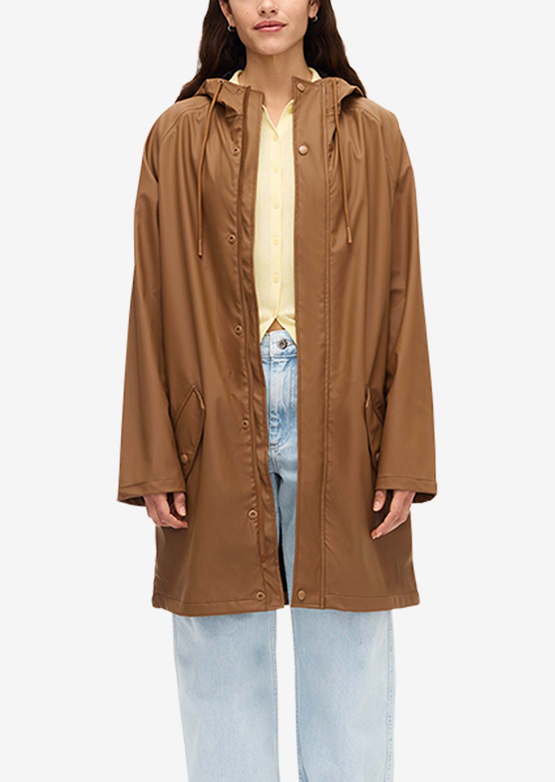 Kombi Women's The Drizzle 3/4 Length Jacket Toffee