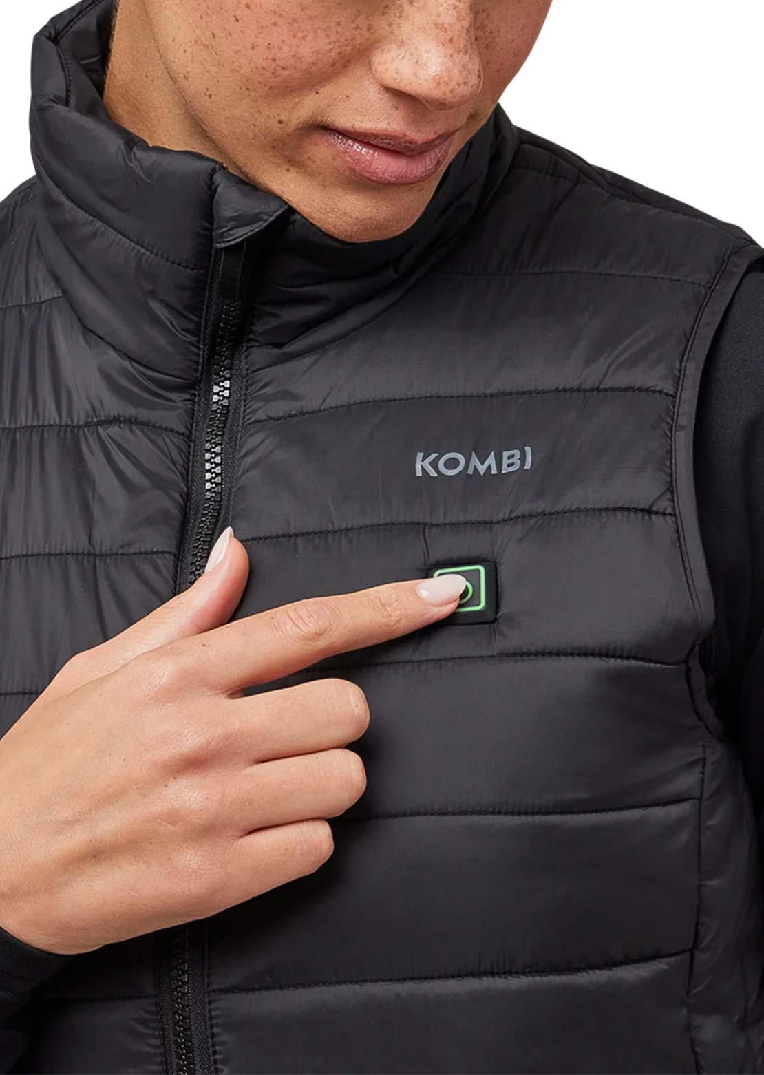 Kombi Women's USB Warm It Up Vest Black
